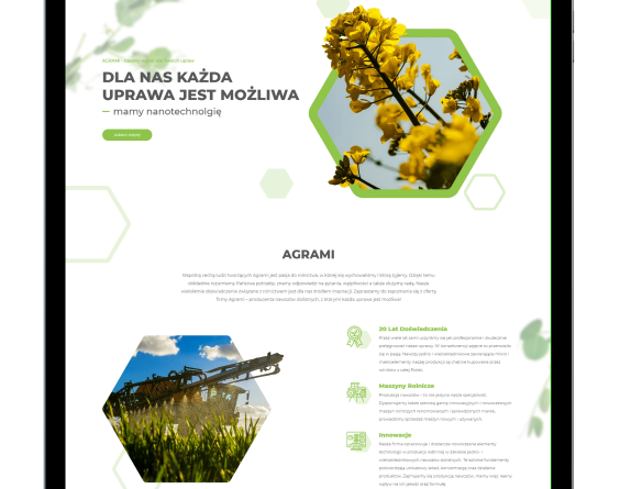 Agrami - wizerunkowy sklep internetowy