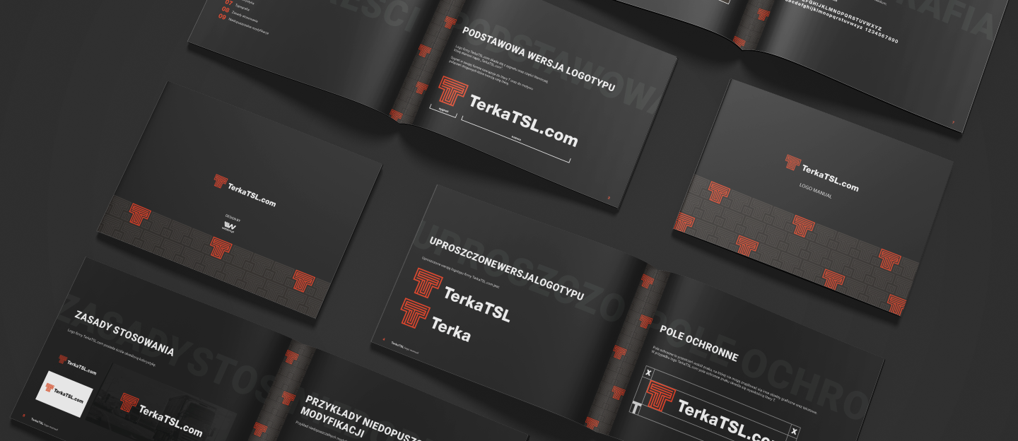 terka projekt graficzny księgi znaku