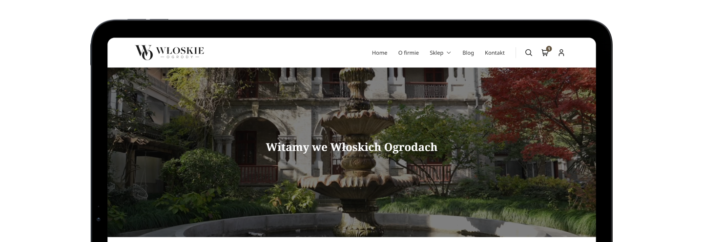 włoskie ogrody strona internetowa sklepu