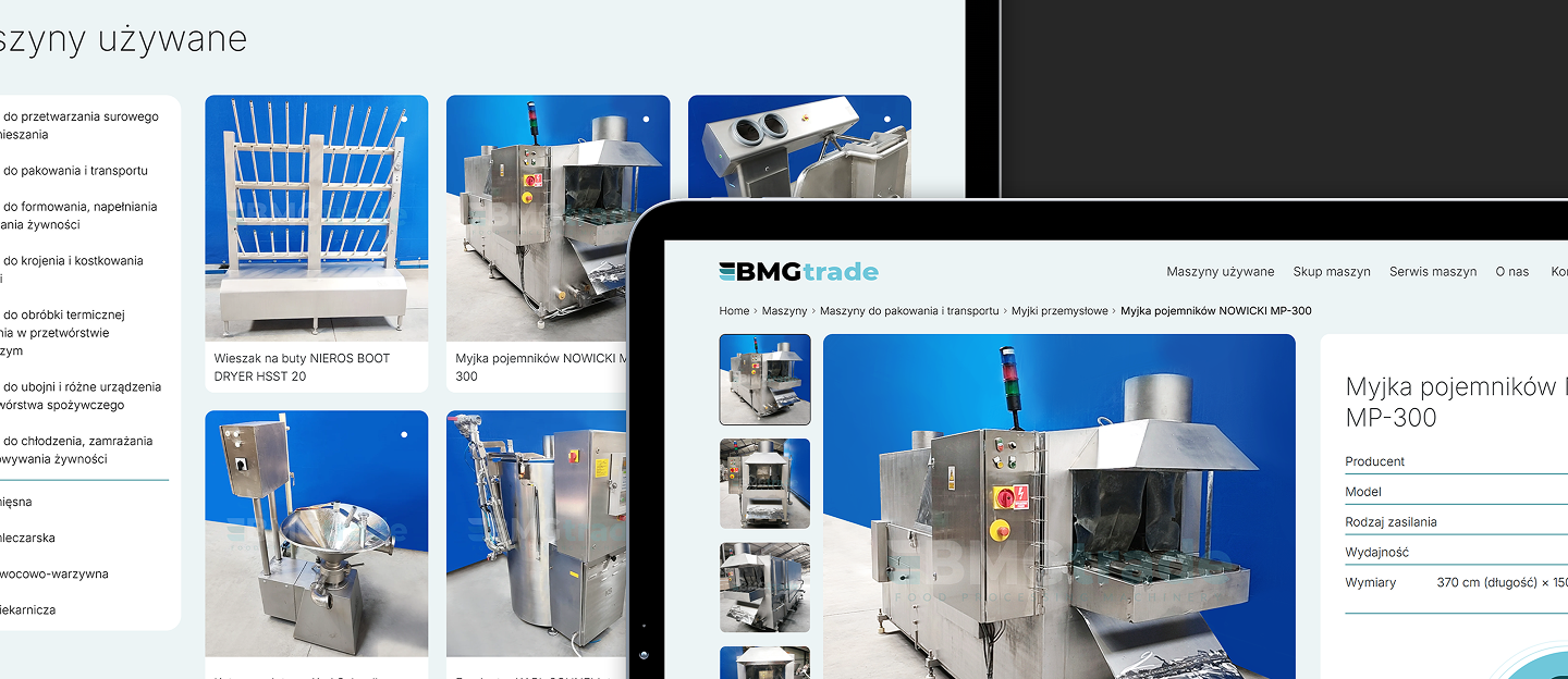 bmg trade strona www z katalogiem produktow