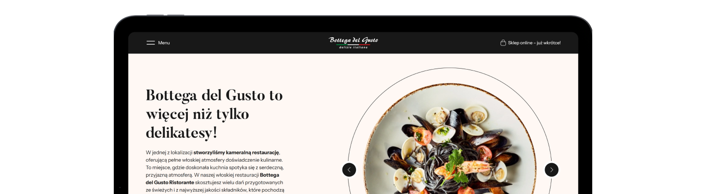 bottega del gusto strona www