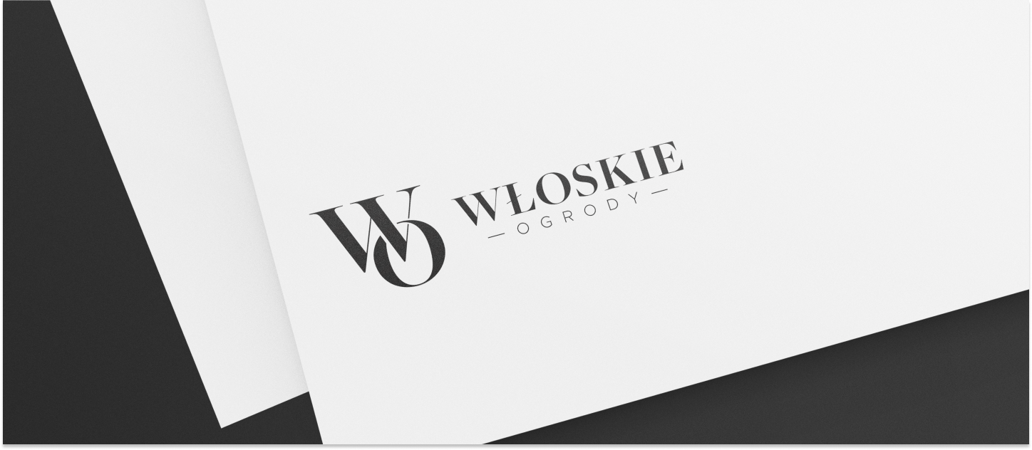 projekt logo dla wloskie ogrody