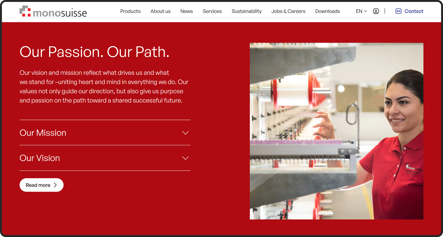 monosuisse strona www producenta filamentow