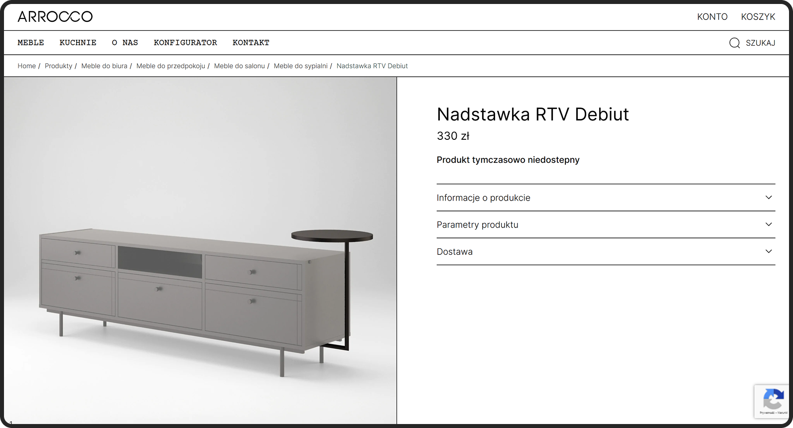 arrocco dedykowany strona internetowa