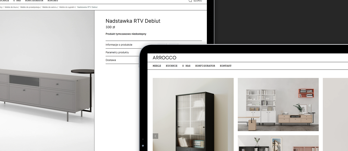 arrocco strona www z meblami