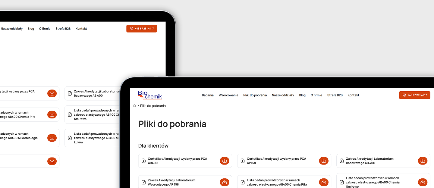 biochemik strona internetowa z plikami do pobrania