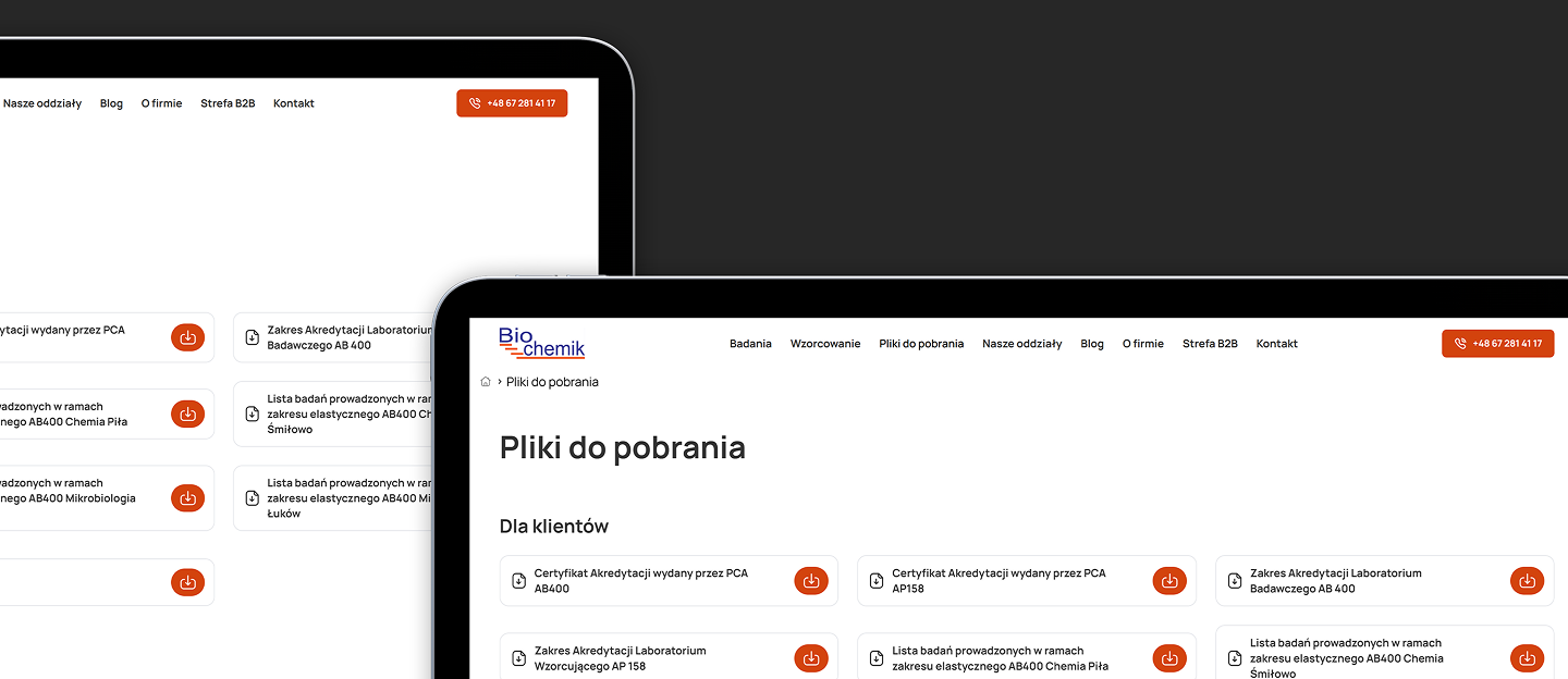 biochemik strona www z plikami do pobrania