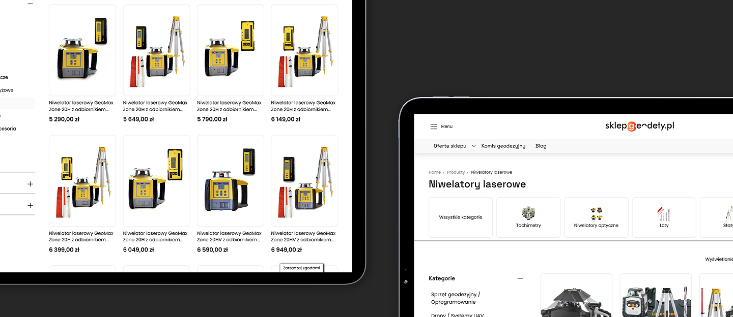 geoline sklep www z listingiem produktow