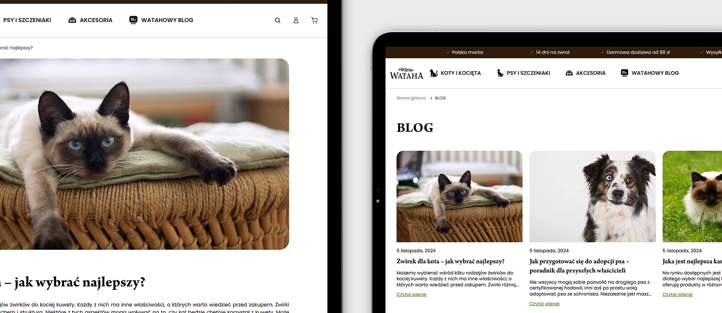 karma wataha sklep internetowy z blogiem