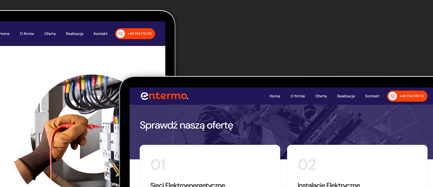 entermo strona www z oferta