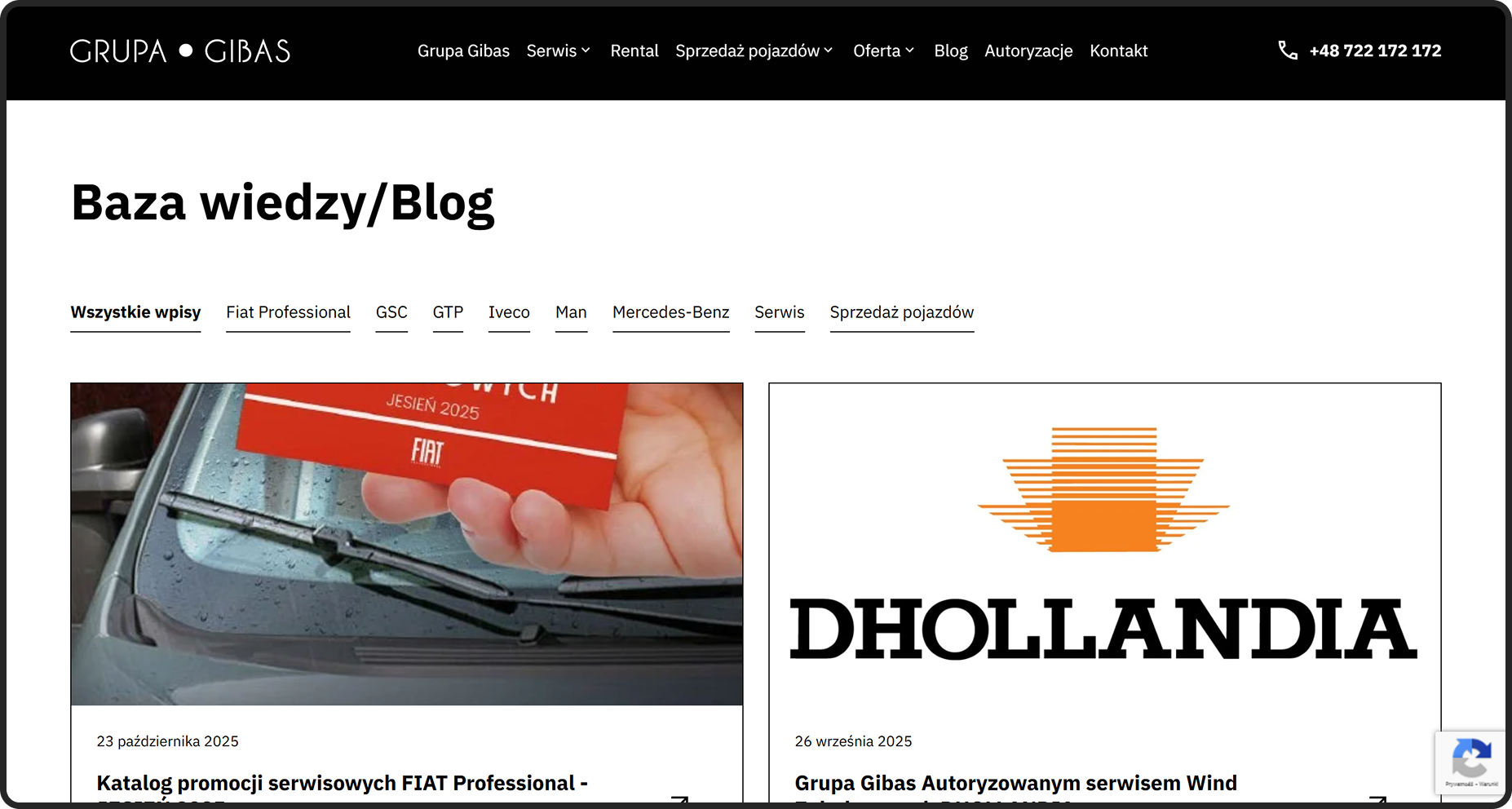 grupa gibas dedykowana strona www