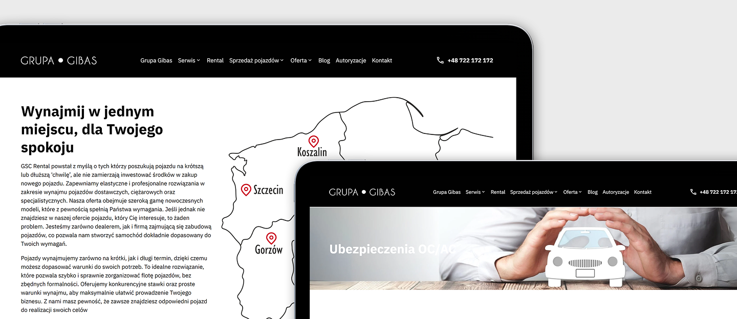 grupa gibas strona internetowa z oferta