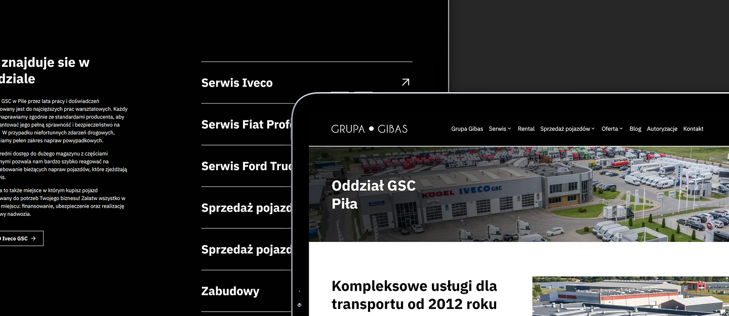 grupa gibas strona www z oddzialami