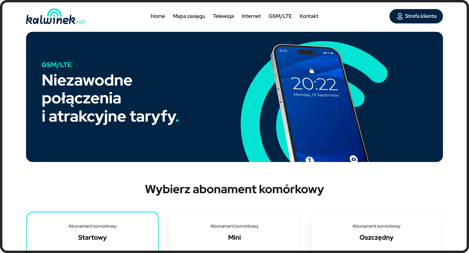 kalwinek dedykowana strona internetowa