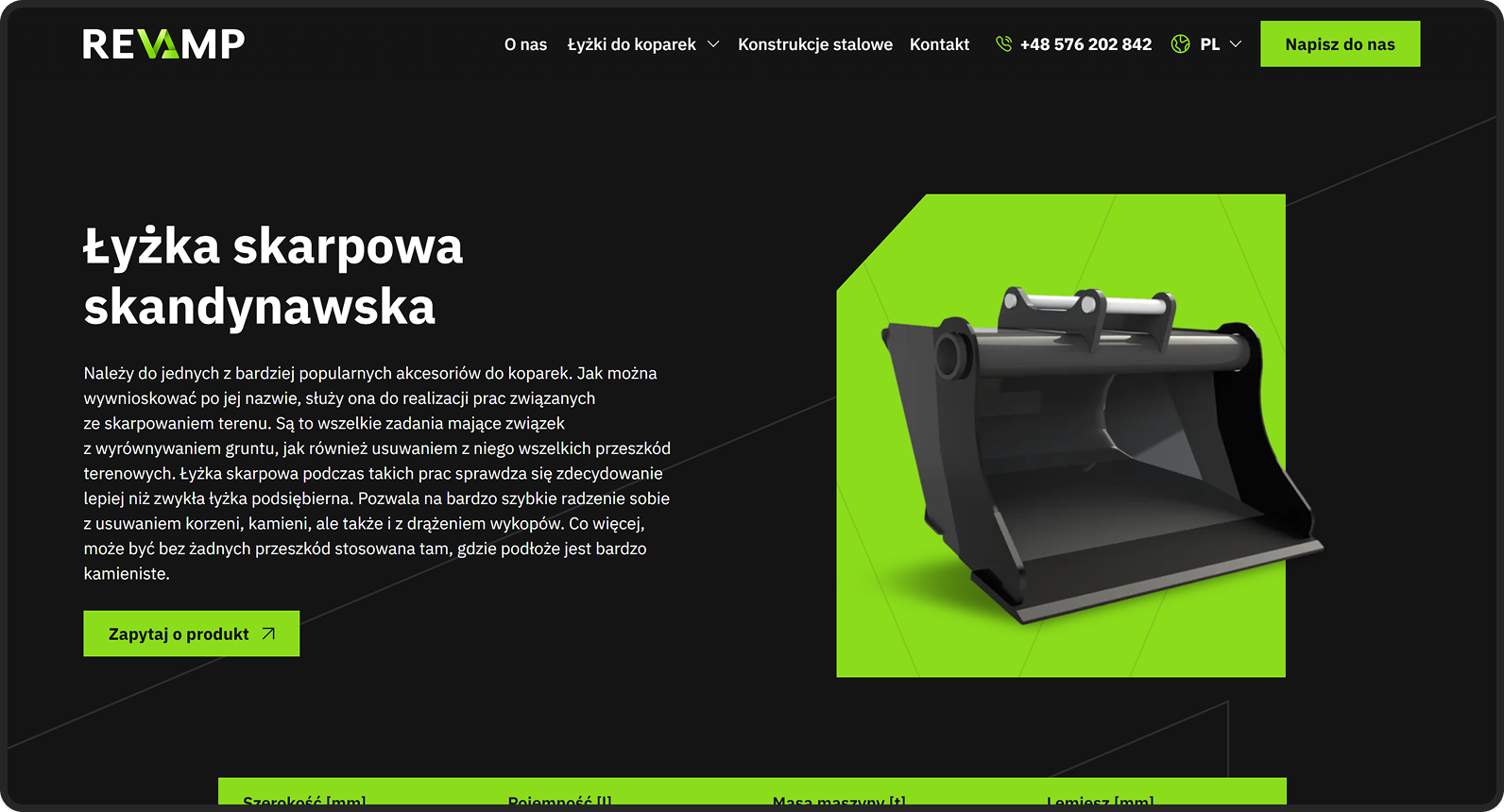 revamp dedykowana sklep internetowy