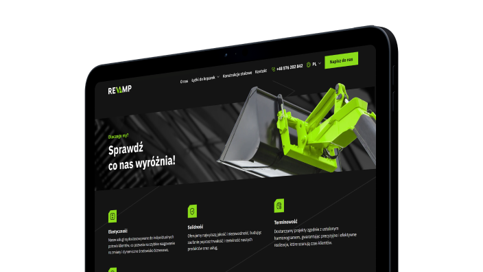 strona internetowa revamp