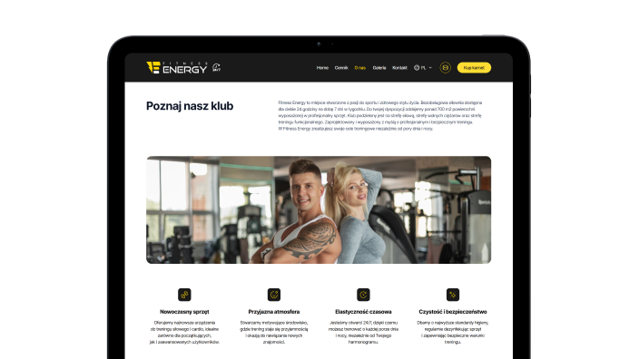 strona www fitness energy