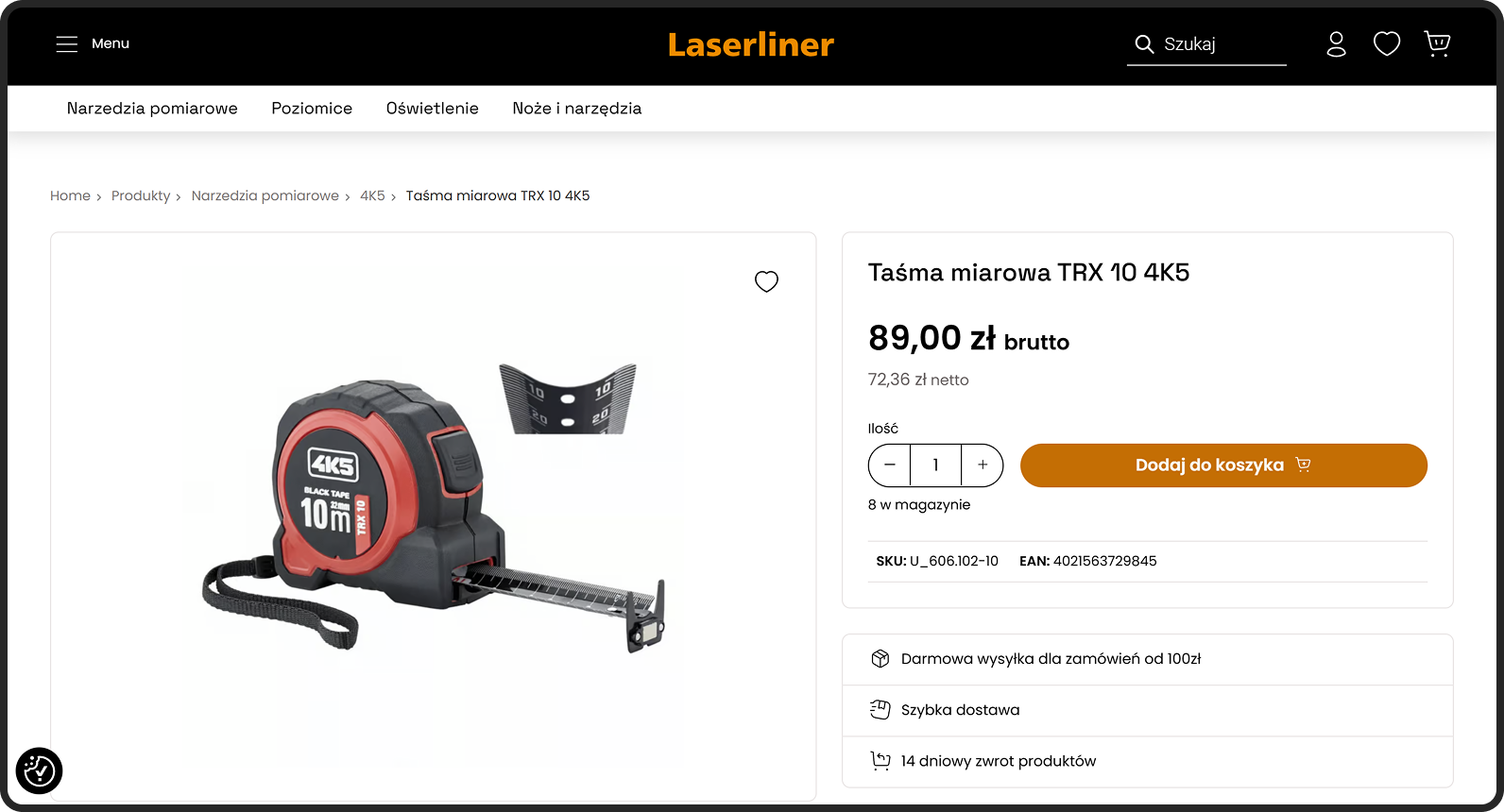 laserliner dedykowany sklep internetowy