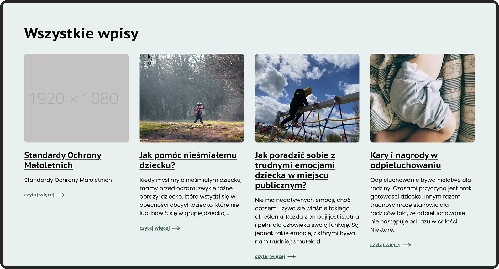 mama psycholog dedykowana strona internetowy