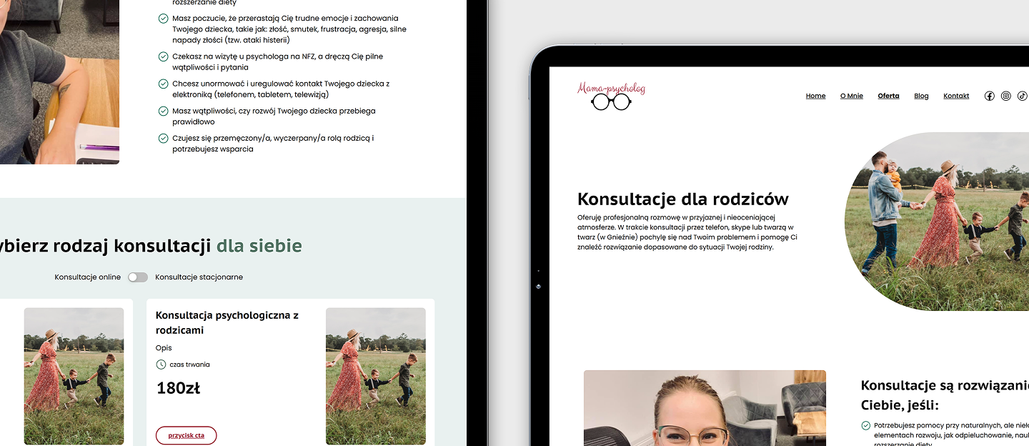 mama psycholog strona www z oferta