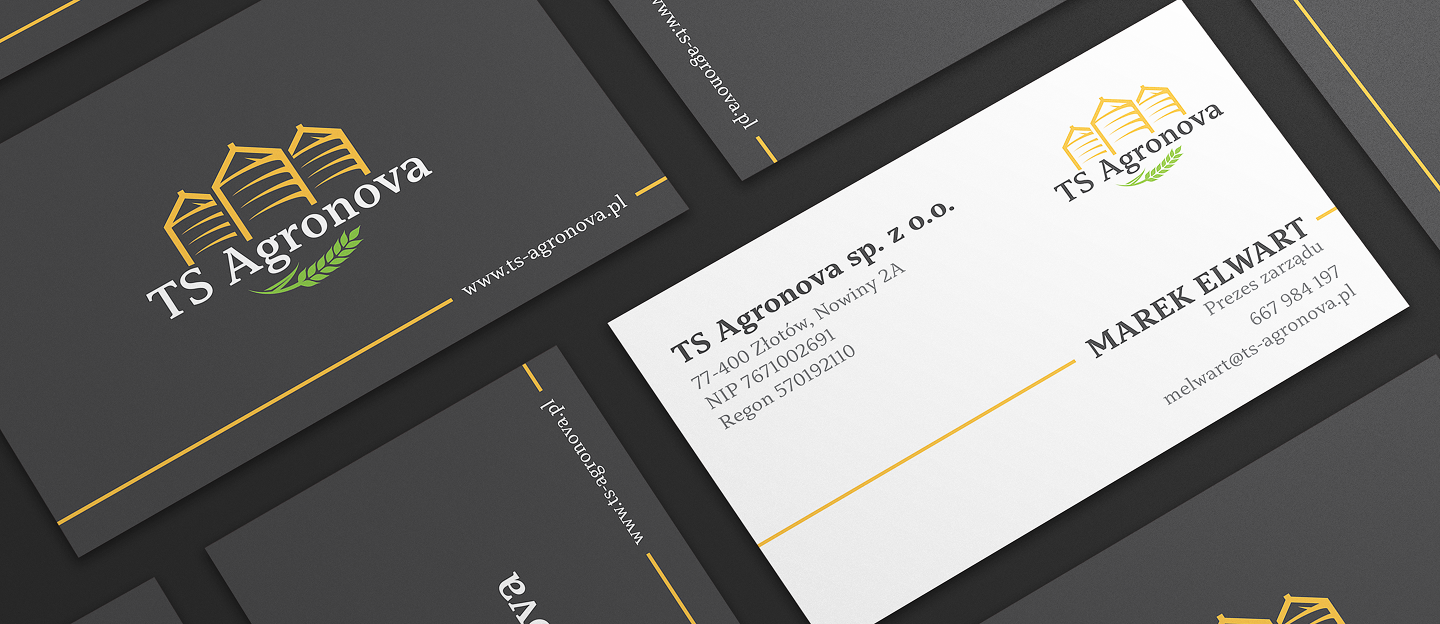 ts agronova projekt wizytowki