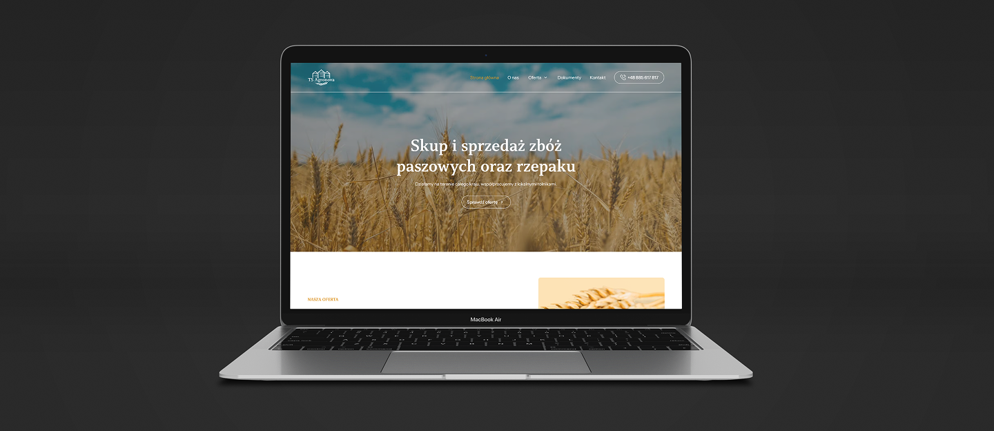 ts agronova strona internetowa skupu i sprzedazy zboza