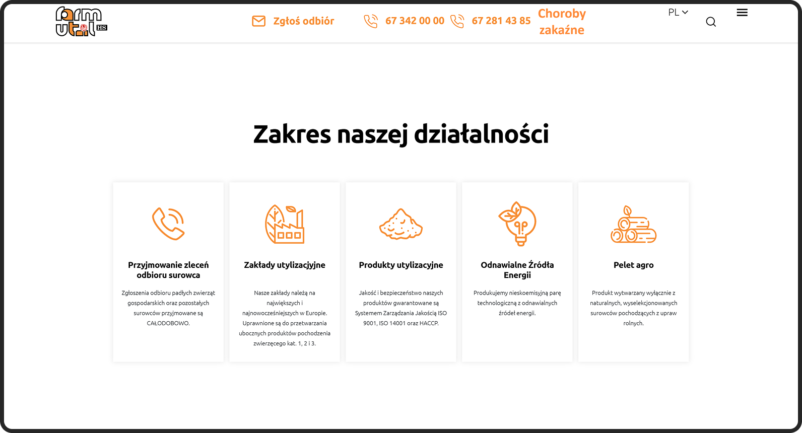 farmutil dedykowana strona internetowa