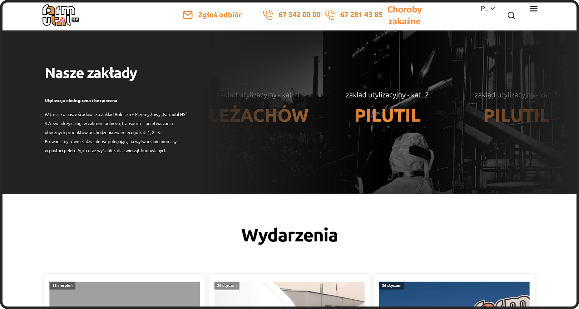 farmutil dedykowana strona www