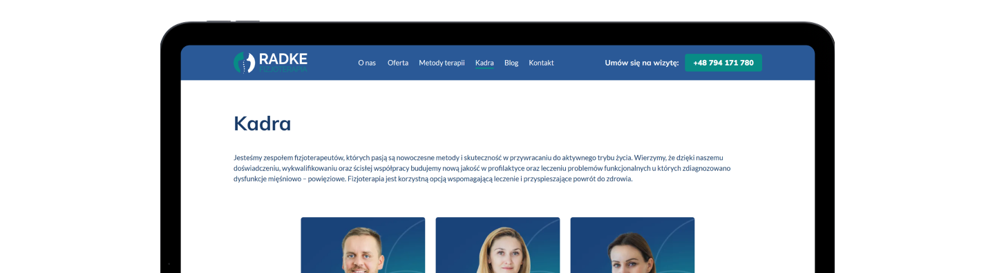 radke fizjoterapia strona www