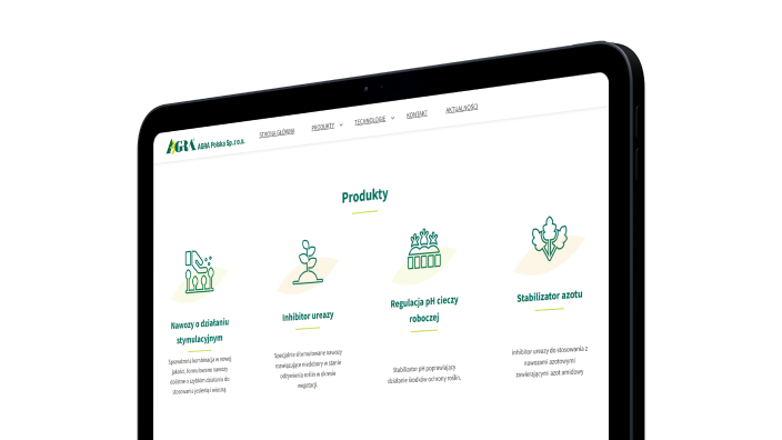 strona internetowa dla agra polska