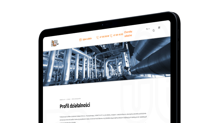 strona internetowa dla farmutil